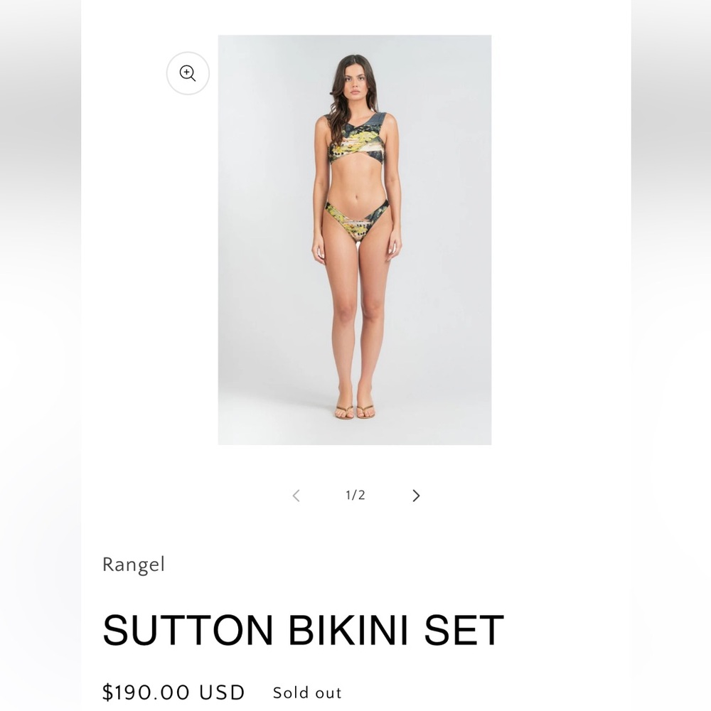 NWT Rangel Sutton Bikini Set - Picture 3 of 9